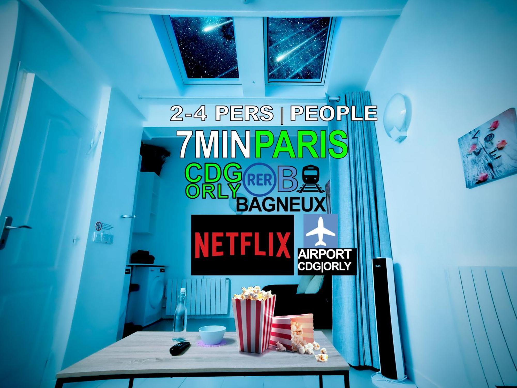 Bagneux Paris Rer B Confort Netflix 卡尚 外观 照片